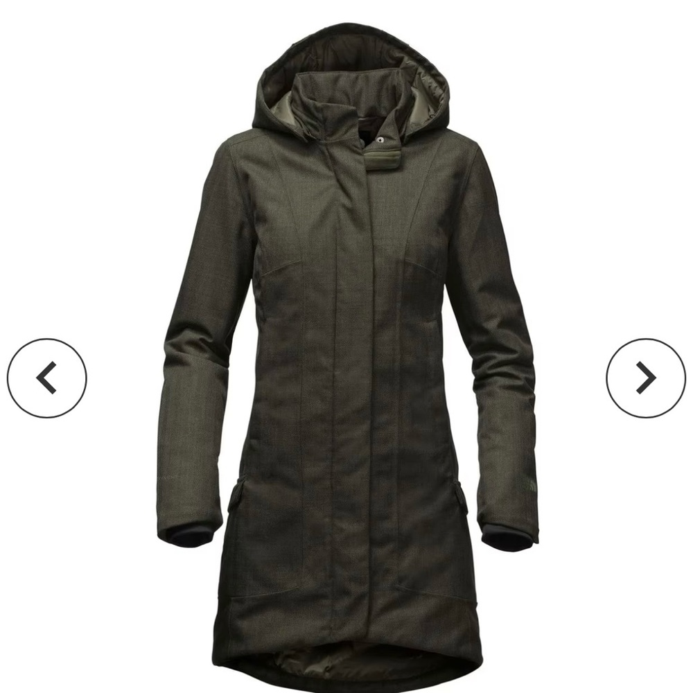 The North Face Women's Black Hooded Parka Coat